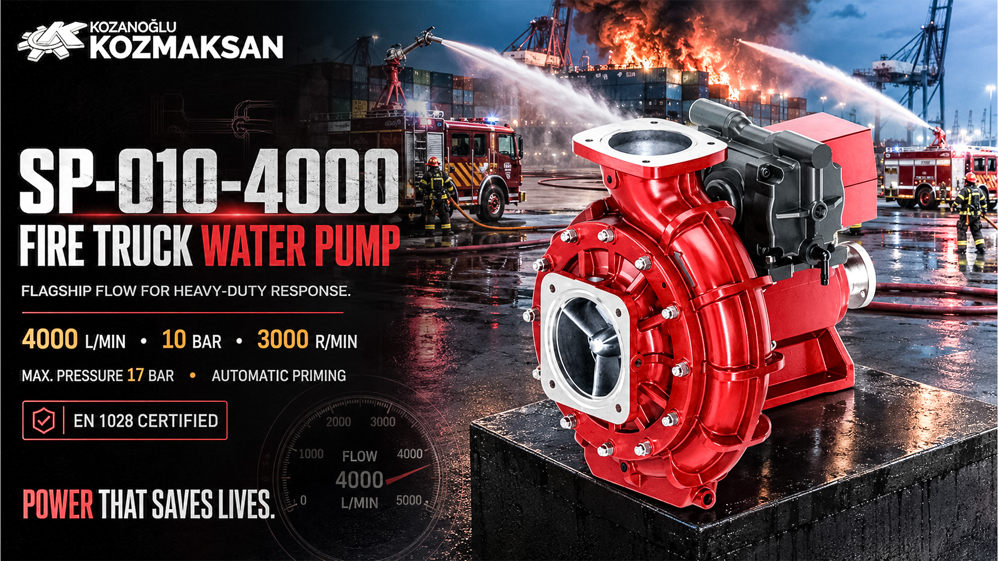 How Much Flow Capacity Does Your Fire Truck Pump Need? (1200-4000+ L/min Guide)