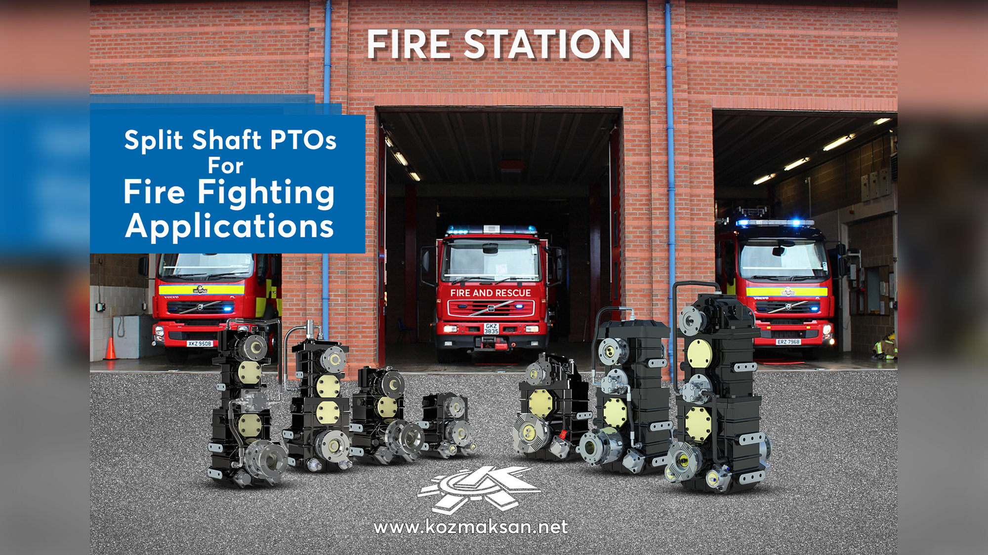 Split Shaft PTOs For Fire Fighting Applications