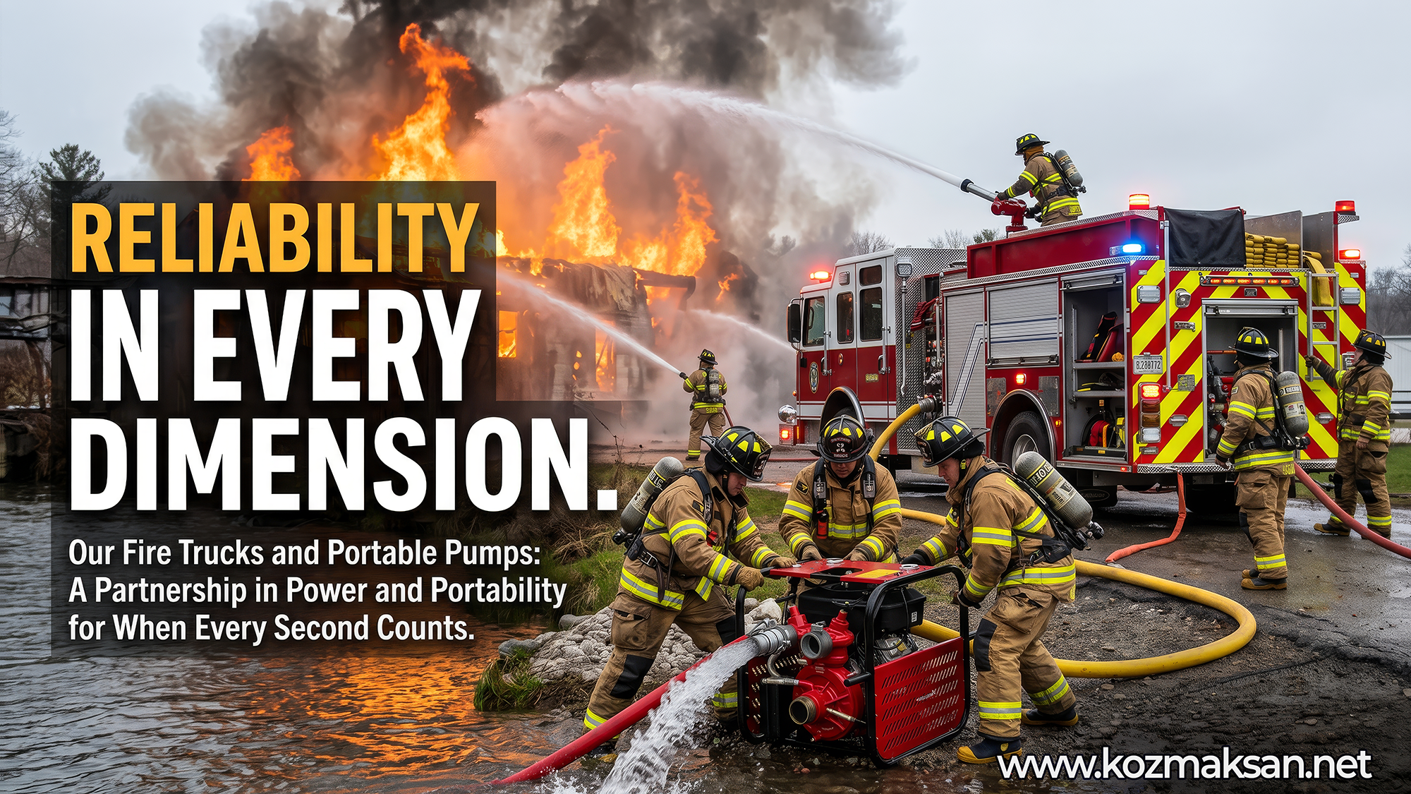 Why Kozmaksan Portable Fire Pumps Don't Need Priming?